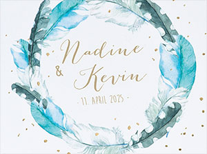 Detail des Aquarells.