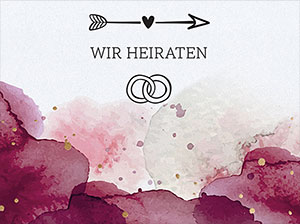 Detailaufnahme des Aquarells.