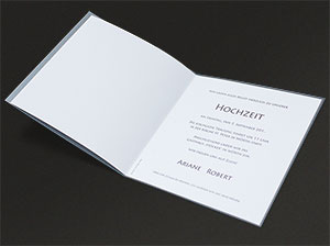 Deutsch-englische Hochzeitseinladungen - Detail 2