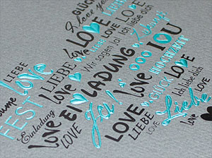 Deutsch-englische Hochzeitseinladungen - Detail 3