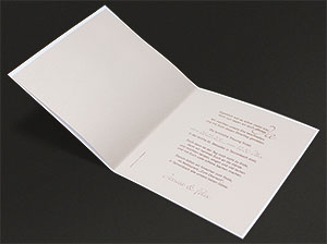 Geschlossene Darstellung der Einladungskarte - Detail 3