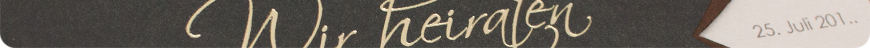  Elegante Hochzeitseinladungen, braun, gold und kupfer - Schmuckbild unten