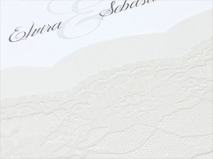 Detailaufnahme der Spitze