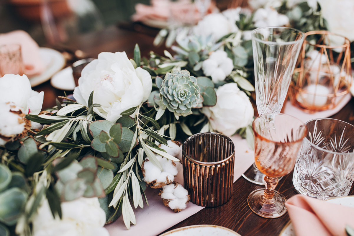 Hochzeitstafel zur Boho-Hochzeit